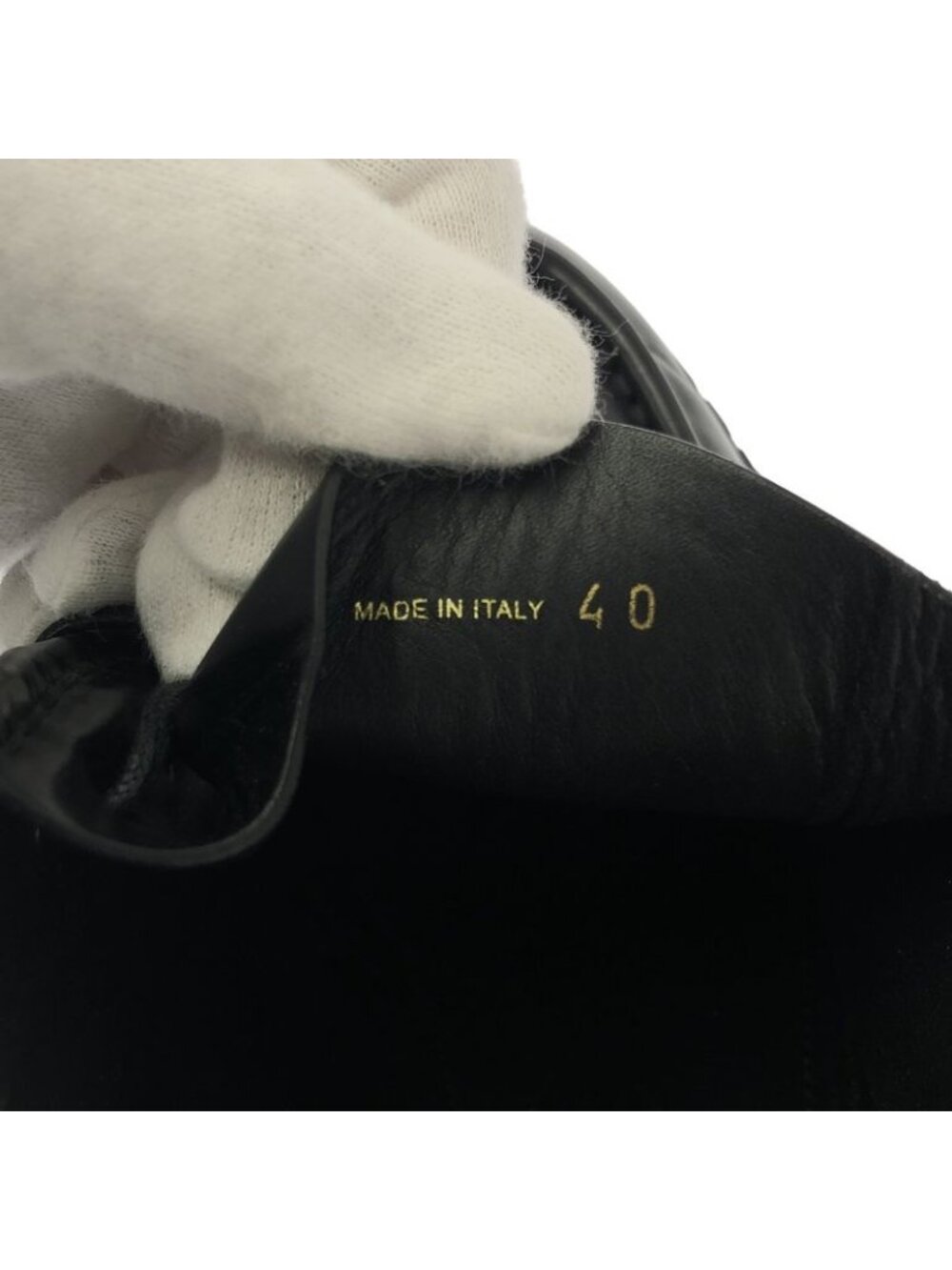 Prada Brushed Leather Lace Up Loafers 40 Black - Picture 6 of 9